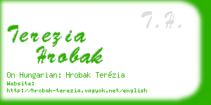 terezia hrobak business card